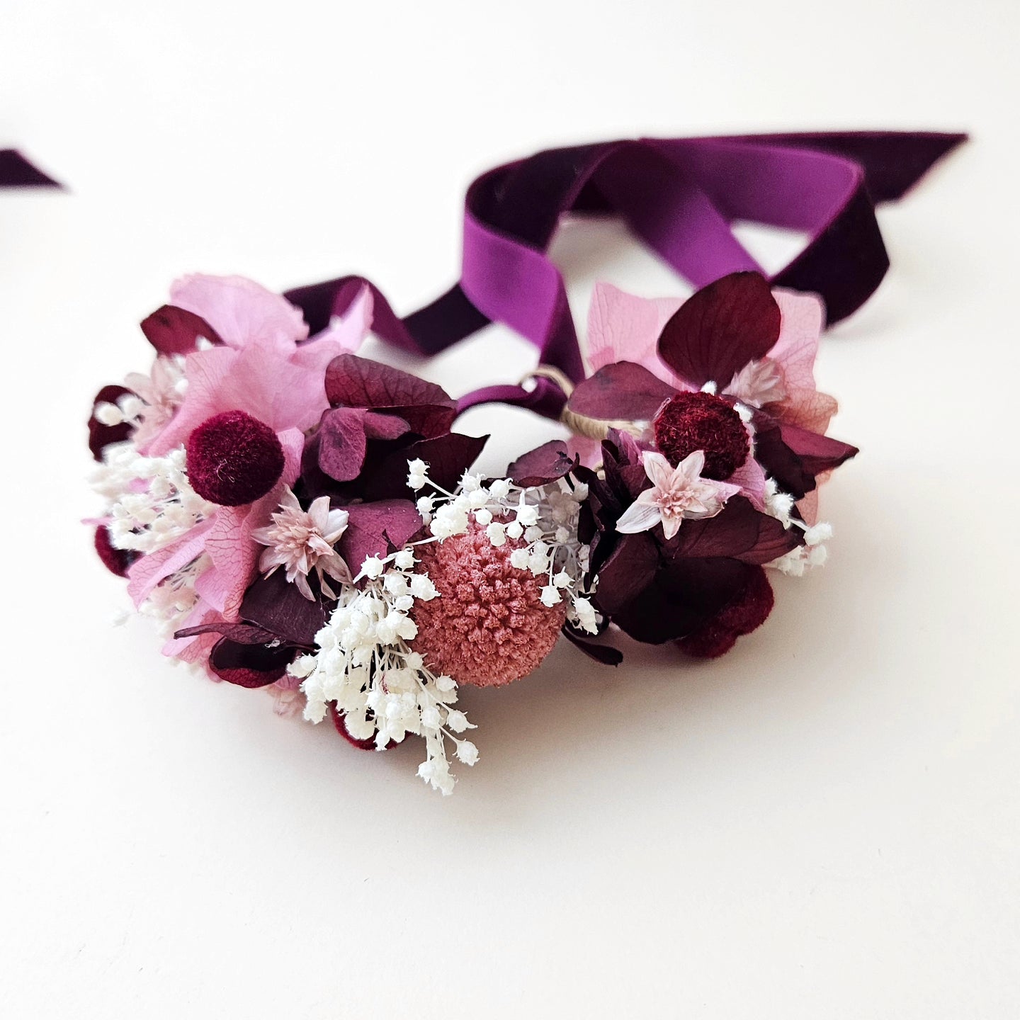 Pulseras flor preservada